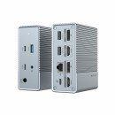 HYPER HDG212B station d'accueil USB 3.2 Gen 2 (3.1 Gen 2) Type-C Argent HYPER HDG212B station d'accueil USB 3.2 Gen 2 (3.1 Gen 2) Type-C Argent