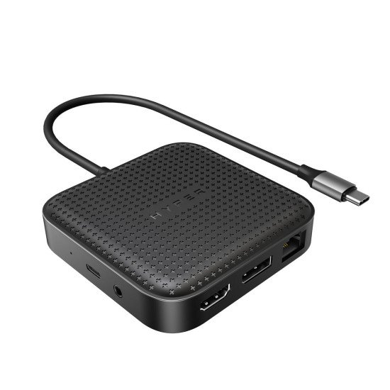HYPER HD583-GL station d'accueil USB 3.2 Gen 1 (3.1 Gen 1) Type-C Noir