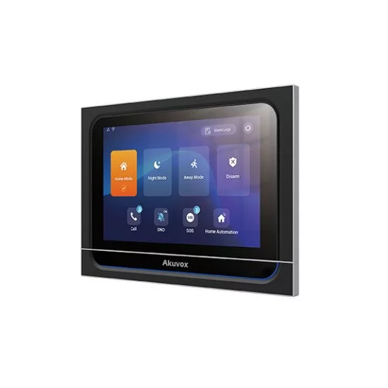 Akuvox X933H écran PC 17,8 cm (7") 1280 x 800 pixels LCD Écran tactile Table Noir Akuvox X933H écran PC 17,8 cm (7") 1280 x 800 pixels LCD Écran tactile Table Noir