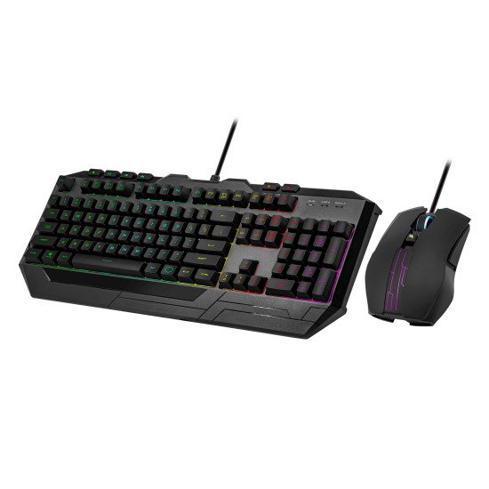 Cooler Master Peripherals DEVASTATOR 3 RGB clavier Jouer USB QWERTZ Allemand Noir Cooler Master Peripherals DEVASTATOR 3 RGB clavier Jouer USB QWERTZ Allemand Noir