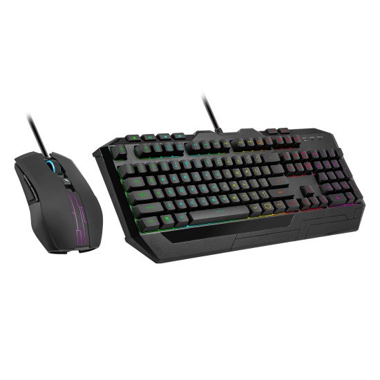 Cooler Master Peripherals DEVASTATOR 3 RGB clavier Jouer USB QWERTZ Allemand Noir Cooler Master Peripherals DEVASTATOR 3 RGB clavier Jouer USB QWERTZ Allemand Noir
