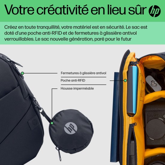 HP Sac mono-bretelle pour ordinateur portable 13,3 pouces Creator