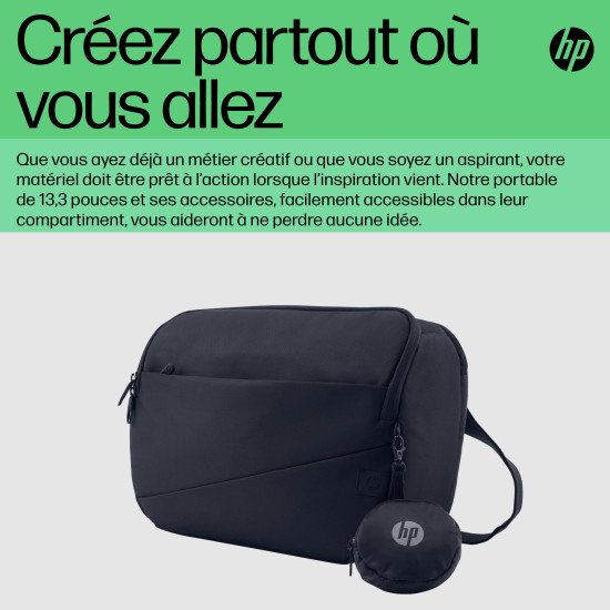 HP Sac mono-bretelle pour ordinateur portable 13,3 pouces Creator