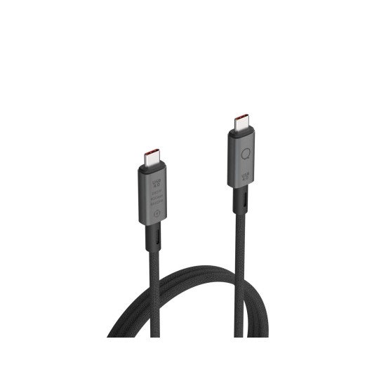 LINQ byELEMENTS LQ48029 câble USB 1 m USB 3.2 Gen 2 (3.1 Gen 2) USB C Noir
