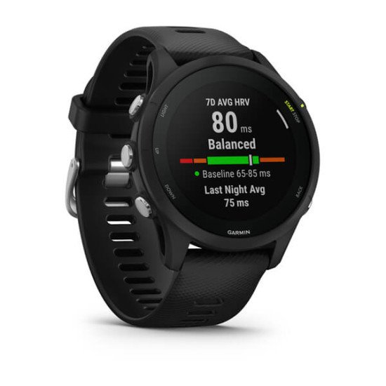 Garmin Forerunner 255 Music 3,3 cm (1.3") MIP 46 mm Noir GPS (satellite)