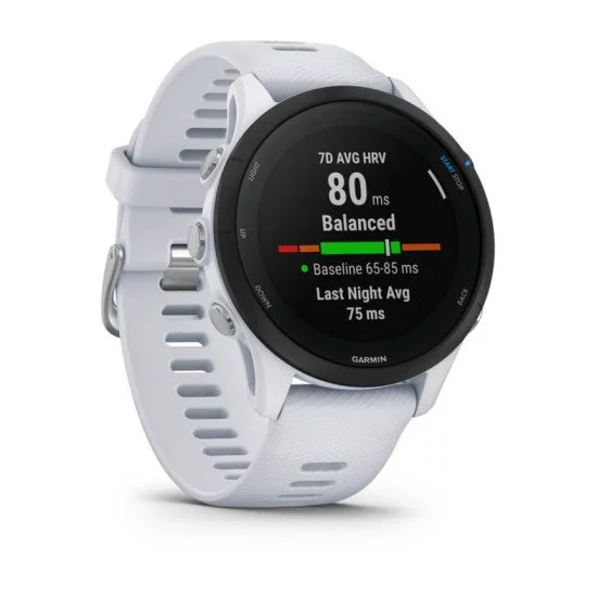 Garmin Forerunner 255 Music 3,3 cm (1.3") MIP 46 mm Blanc GPS (satellite) Garmin Forerunner 255 Music 3,3 cm (1.3") MIP 46 mm Blanc GPS (satellite)