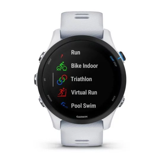Garmin Forerunner 255 Music 3,3 cm (1.3") MIP 46 mm Blanc GPS (satellite) Garmin Forerunner 255 Music 3,3 cm (1.3") MIP 46 mm Blanc GPS (satellite)