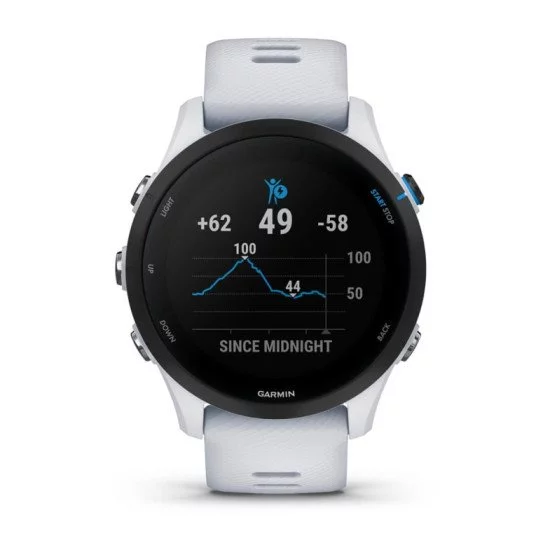 Garmin Forerunner 255 Music 3,3 cm (1.3") MIP 46 mm Blanc GPS (satellite) Garmin Forerunner 255 Music 3,3 cm (1.3") MIP 46 mm Blanc GPS (satellite)