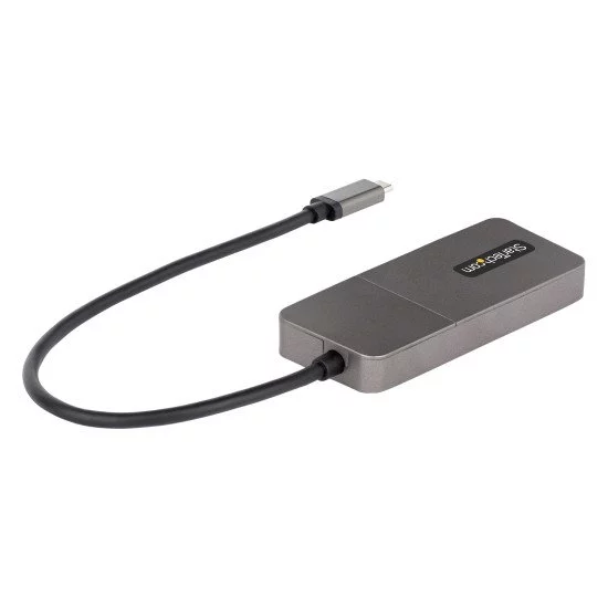StarTech.com Adaptateur Multi-Moniteur USB-C 3 ports, Hub USB-C vers 3x DP 1.4 MST, Splitter 4K 60Hz DP pour PC, HDR, Câble Extra-Long StarTech.com Adaptateur Multi-Moniteur USB-C 3 ports, Hub USB-C vers 3x DP 1.4 MST, Splitter 4K 60Hz DP pour PC, HDR, Câble Extra-Long