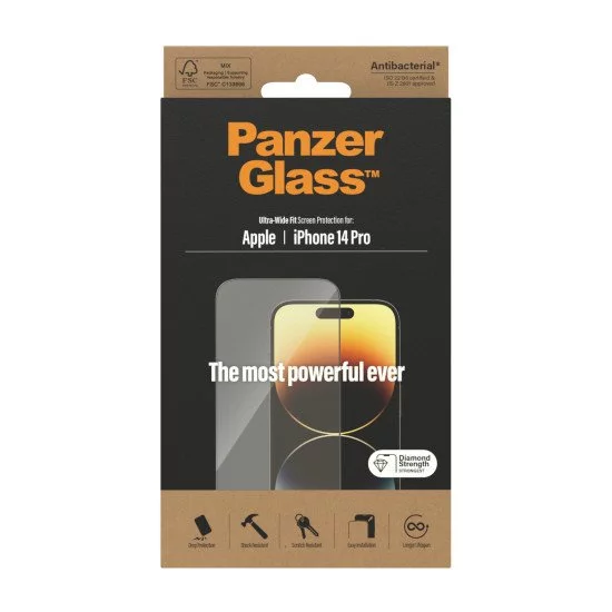 PanzerGlass Ultra-Wide Fit Apple iPhone Protection d'écran transparent 1 pièce(s) PanzerGlass Ultra-Wide Fit Apple iPhone Protection d'écran transparent 1 pièce(s)