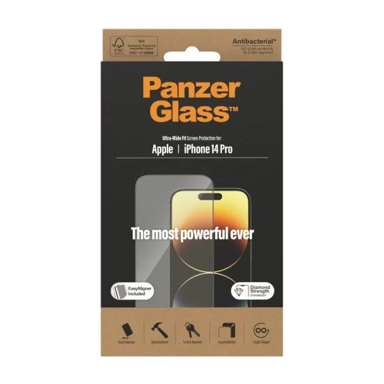 PanzerGlass Ultra-Wide Fit Apple iPhone Protection d'écran transparent 1 pièce(s) PanzerGlass Ultra-Wide Fit Apple iPhone Protection d'écran transparent 1 pièce(s)