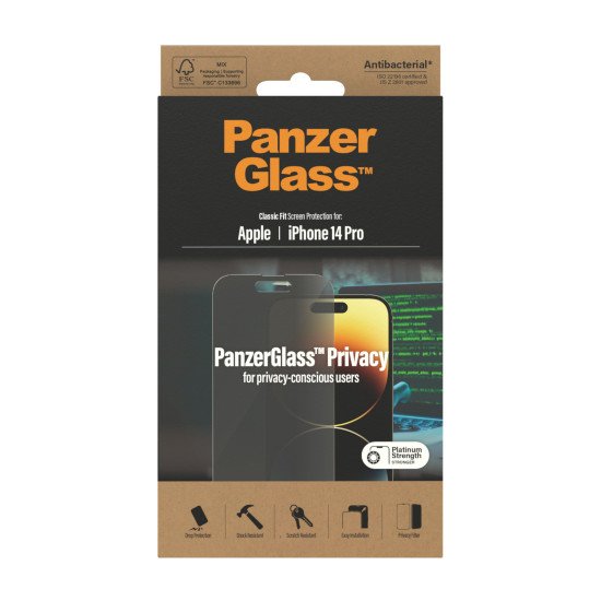 PanzerGlass Classic Fit Privacy Apple i Protection d'écran transparent 1 pièce(s)