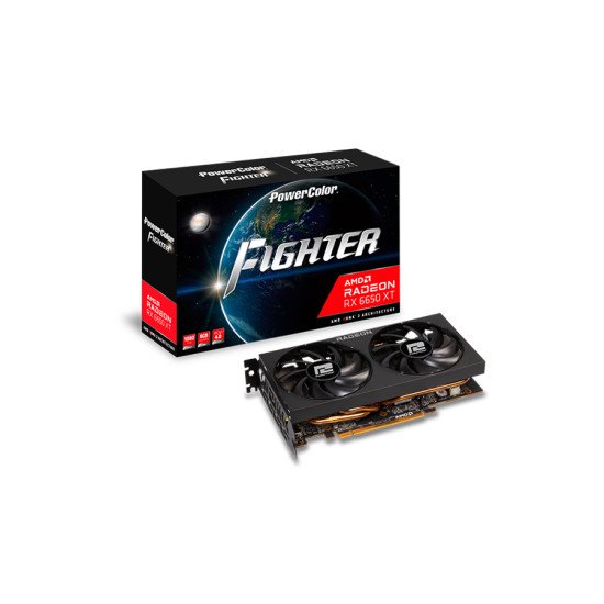 PowerColor AXRX 6650 XT 8GBD6-3DH carte graphique AMD Radeon RX 6650 XT 8 Go GDDR6 PowerColor AXRX 6650 XT 8GBD6-3DH carte graphique AMD Radeon RX 6650 XT 8 Go GDDR6