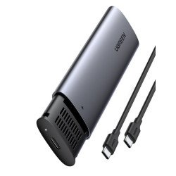 Ugreen 10902 Boîtier de disques de stockage Enceinte ssd Gris M.2 Ugreen 10902 Boîtier de disques de stockage Enceinte ssd Gris M.2