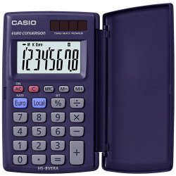 Casio HS-8VERA calculatrice Poche Calculatrice financière Bleu Casio HS-8VERA calculatrice Poche Calculatrice financière Bleu