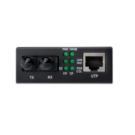 Digitus Convertisseur médias gigabit , RJ45 / ST