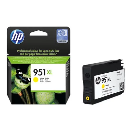 HP 951XL / CN048AE#301 Cartouche encre / Jaune HP 951XL / CN048AE#301 Cartouche encre / Jaune