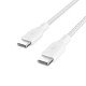 Belkin CAB014bt3MWH câble USB 3 m USB 2.0 USB C Blanc