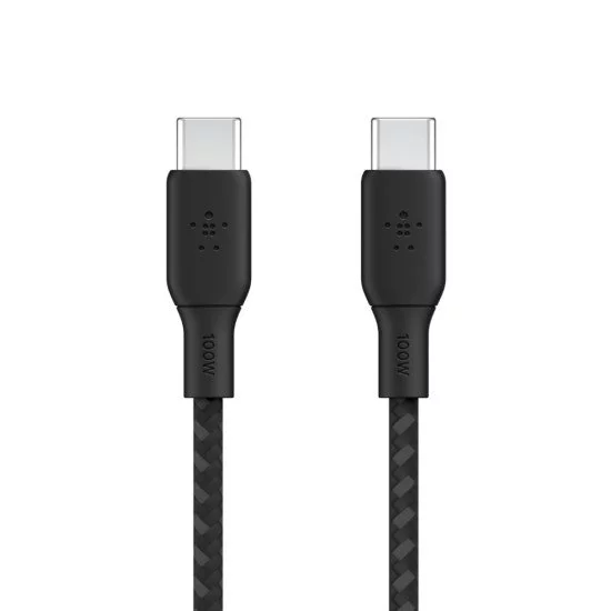 Belkin CAB014bt3MBK câble USB 3 m USB 2.0 USB C Noir Belkin CAB014bt3MBK câble USB 3 m USB 2.0 USB C Noir