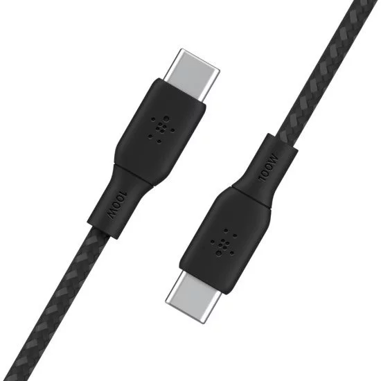 Belkin CAB014bt3MBK câble USB 3 m USB 2.0 USB C Noir Belkin CAB014bt3MBK câble USB 3 m USB 2.0 USB C Noir