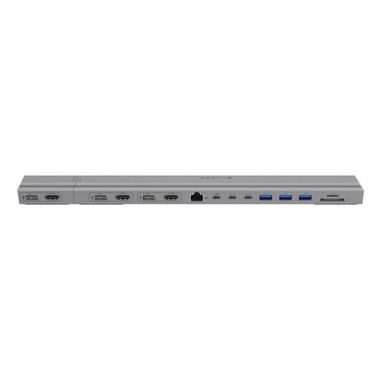 Targus HyperDrive 4K 2 x USB 3.2 Gen 2 (3.1 Gen 2) Type-C Argent
