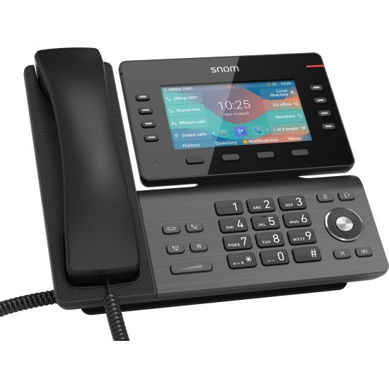 Snom D862 téléphone fixe Noir LCD Snom D862 téléphone fixe Noir LCD