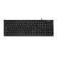 ACT AC5410 clavier USB QWERTY Anglais américain Noir