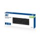 ACT AC5410 clavier USB QWERTY Anglais américain Noir