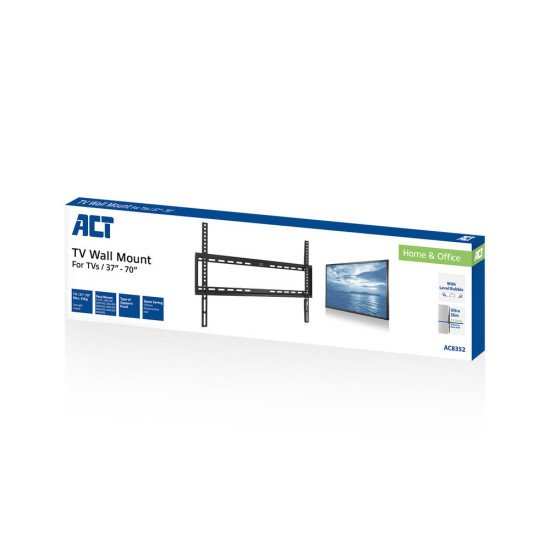 ACT AC8352 support pour téléviseur 177,8 cm (70") Noir