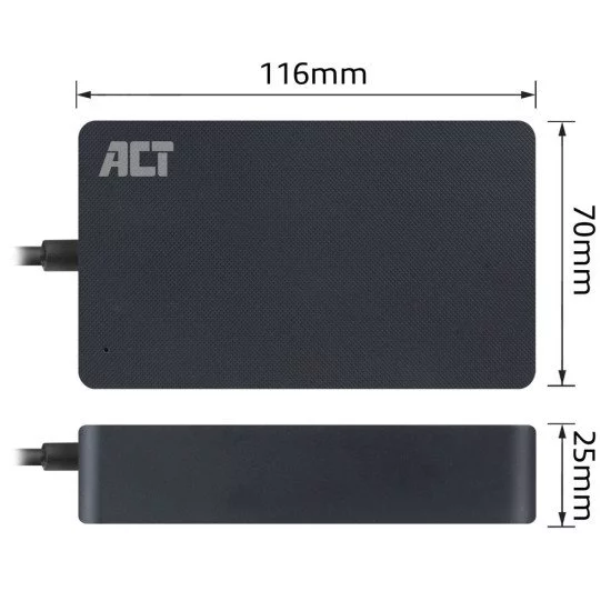 ACT AC2060 adaptateur de puissance & onduleur Intérieur 90 W Noir ACT AC2060 adaptateur de puissance & onduleur Intérieur 90 W Noir