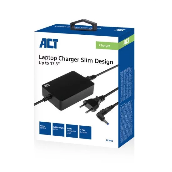ACT AC2060 adaptateur de puissance & onduleur Intérieur 90 W Noir ACT AC2060 adaptateur de puissance & onduleur Intérieur 90 W Noir