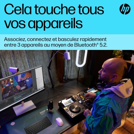 HP Clavier Bluetooth multi-périphériques compact 350