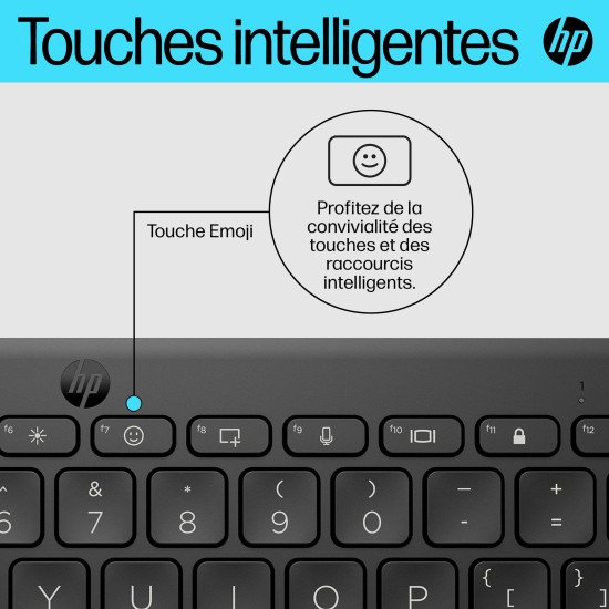 HP Clavier Bluetooth multi-périphériques compact 350