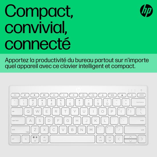 HP Clavier Bluetooth multi-périphériques compact 350