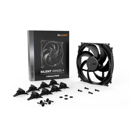 be quiet! SILENT WINGS 4 | 140mm PWM Boitier PC Ventilateur 14 cm Noir 1 pièce(s) be quiet! SILENT WINGS 4 | 140mm PWM Boitier PC Ventilateur 14 cm Noir 1 pièce(s)
