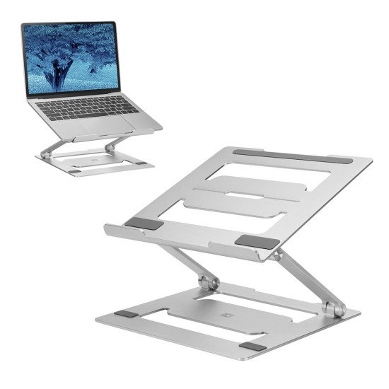 ACT AC8135 Support de livres Supports de Notebook Gris 39,6 cm (15.6")