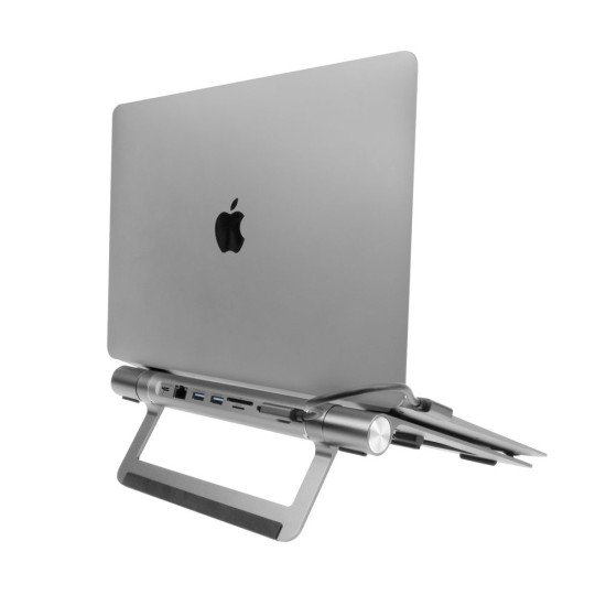 ACT AC8125 Support de livres Supports de Notebook Gris 39,6 cm (15.6")