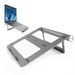 ACT AC8125 Support de livres Supports de Notebook Gris 39,6 cm (15.6")