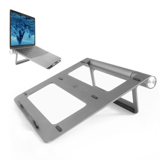 ACT AC8125 Support de livres Supports de Notebook Gris 39,6 cm (15.6")