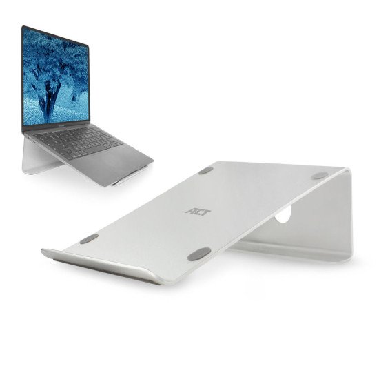 ACT AC8115 Support de livres Supports de Notebook Gris 39,6 cm (15.6")