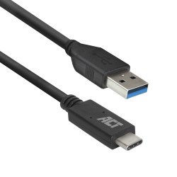 ACT AC7417 câble USB 2 m USB 3.2 Gen 1 (3.1 Gen 1) USB C USB A Noir ACT AC7417 câble USB 2 m USB 3.2 Gen 1 (3.1 Gen 1) USB C USB A Noir