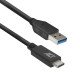 ACT AC7417 câble USB 2 m USB 3.2 Gen 1 (3.1 Gen 1) USB C USB A Noir