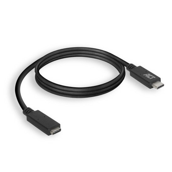 ACT AC7412 câble USB 2 m USB 3.2 Gen 1 (3.1 Gen 1) USB C Noir