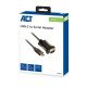 ACT AC6002 câble Série Noir 1,5 m DB-9