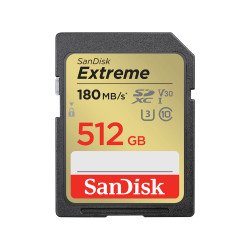 SanDisk Extreme 512 Go SDXC UHS-I Classe 10