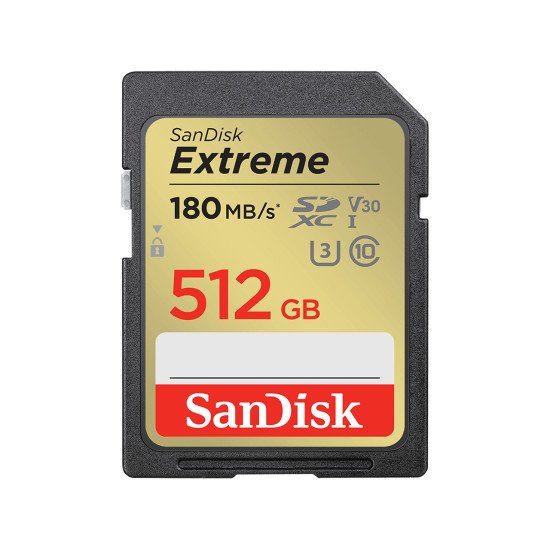 SanDisk Extreme 512 Go SDXC UHS-I Classe 10
