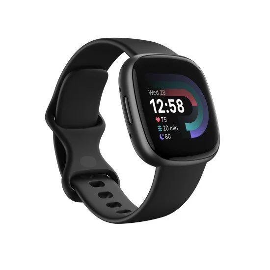 Fitbit Versa 4 Numérique Écran tactile Graphite GPS (satellite) Fitbit Versa 4 Numérique Écran tactile Graphite GPS (satellite)