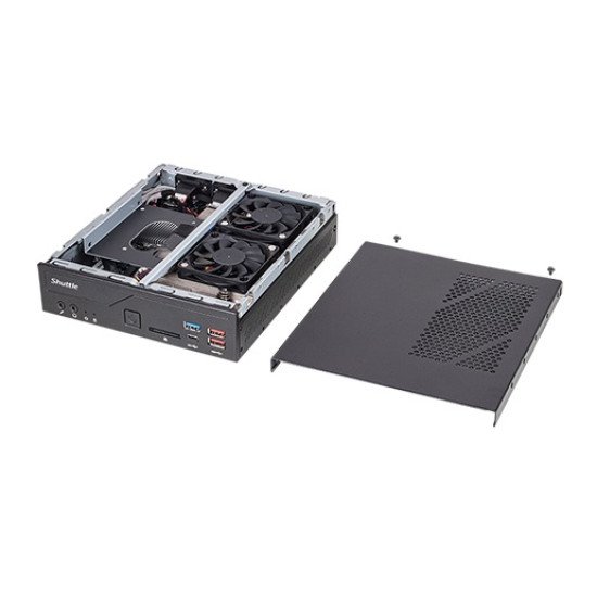 Shuttle XPС slim DH670 1,3L mini PC Noir LGA 1700