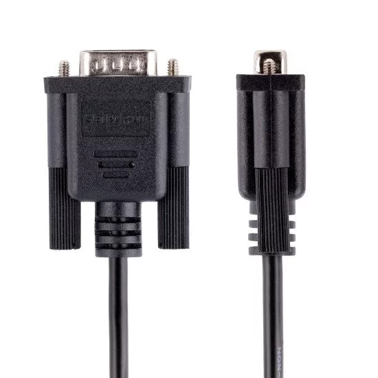 StarTech.com Câble Série RS232 Null Modem de 3m - Cordon DB9 Mâle Femelle - Câble Série Croisé avec Blindage Al-Mylar - Port série COM, Compatible avec les Appareils DTE, Noir, F/M StarTech.com Câble Série RS232 Null Modem de 3m - Cordon DB9 Mâle Femelle - Câble Série Croisé avec Blindage Al-Mylar - Port série COM, Compatible avec les Appareils DTE, Noir, F/M