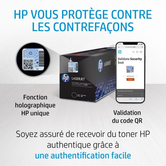 HP Toner LaserJet cyan authentique 220X